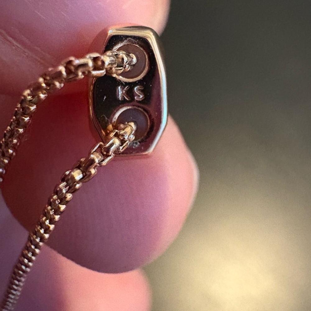 Kendra Scott Rose Gold Drusy Necklace - Picture 5 of 8